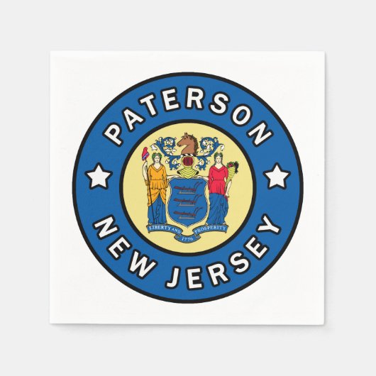 Serviette En Papier Paterson New Jersey (Devant)