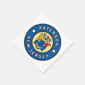 Serviette En Papier Paterson New Jersey (Coin)