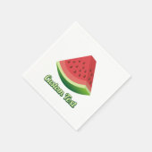 Serviette En Papier Pâtes de pastèque (Coin)