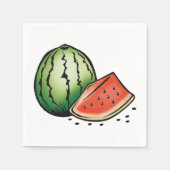 Serviette En Papier Pâtes de pastèque Fruit Papier alimentaire (Devant)
