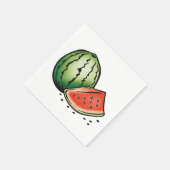 Serviette En Papier Pâtes de pastèque Fruit Papier alimentaire (Coin)