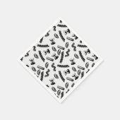 Serviette En Papier Pâtes Diversité Gray Food Italie Lover Foody (Coin)