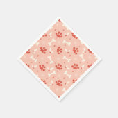 Serviette En Papier Pâtes et os de Noël Motif (Coin)