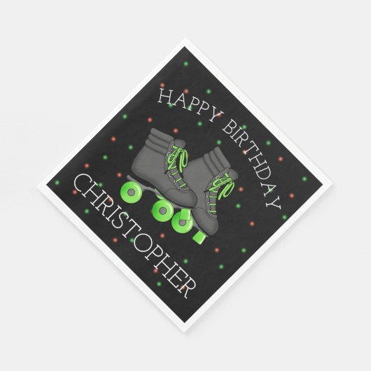 Serviette En Papier Patinage à rouleaux pour garçon Anniversaire (Coin)