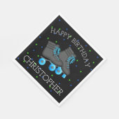 Serviette En Papier Patinage à rouleaux pour garçon Anniversaire (Coin)