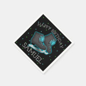 Serviette En Papier Patinage sur glace pour garçon Anniversaire (Coin)