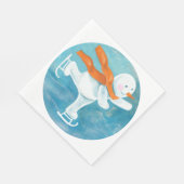 Serviette En Papier Patinage sur glace Snowman (Coin)