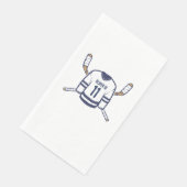 Serviette En Papier Patinage sur la glace Hockey Papier Napkin (Coin)