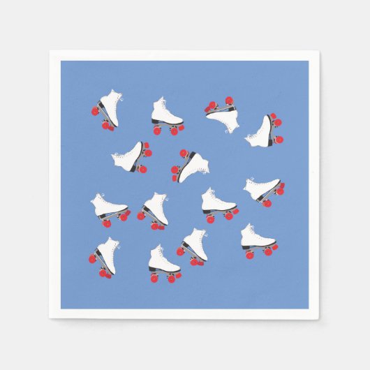 Serviette En Papier Patins à rouleaux (Devant)