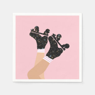 Serviette En Papier Patins à rouleaux de l'univers cool Derby Patins c