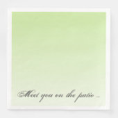 Serviette En Papier Patio vert céleri clair (Devant)