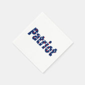 Serviette En Papier Patriote (Coin)