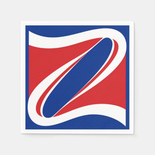 Serviette En Papier Patriote fugueur Napkin (Devant)