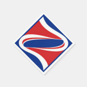 Serviette En Papier Patriote fugueur Napkin (Coin)