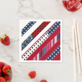 Serviette En Papier Patriotic (En situation)