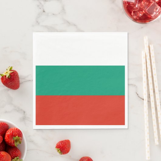 Serviette En Papier Patriotic Bulgarian (En situation)
