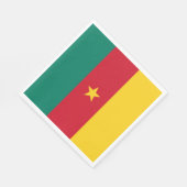 Serviette En Papier Patriotic Cameroon (Coin)