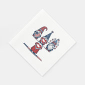Serviette En Papier Patriotic Gnome Trio Vintage Vector Design_1 (Coin)