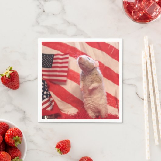 Serviette En Papier Patriotic Murray (En situation)