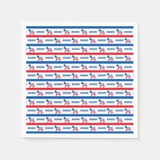 Serviette En Papier Patriotique 2020 Démocrate Donkey Stripes
