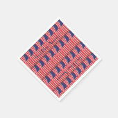 Serviette En Papier Patriotique, Dieu bénisse l'Amérique, papier 4 jui (Coin)