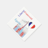 Serviette En Papier patriotique français (Coin)