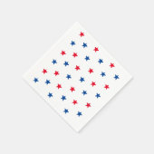Serviette En Papier Patriotique rouge blanc & bleu étoiles vacances fu (Coin)
