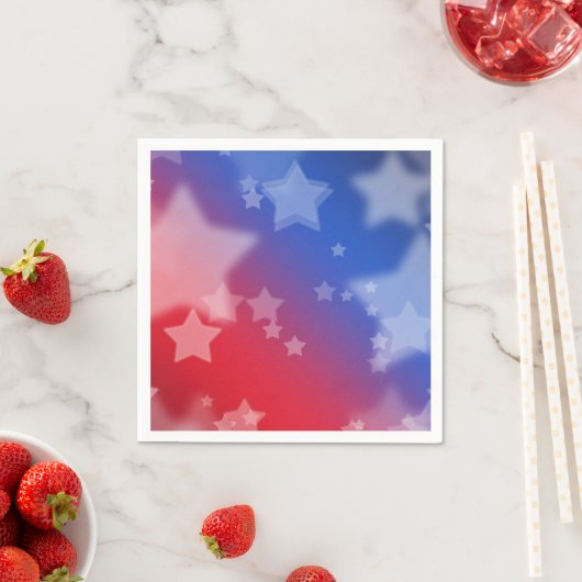 Serviette En Papier Patriotique Stars Papier serviettes (En situation)