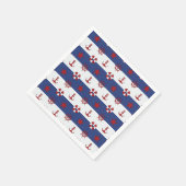 Serviette En Papier Patteries Nautical Stars and Stripes (Coin)