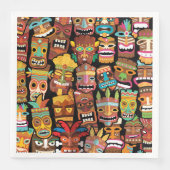 Serviette En Papier Pattern de Tiki (Devant)