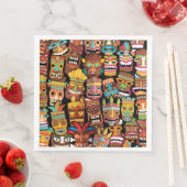 Serviette En Papier Pattern de Tiki (En situation)