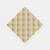 Serviette En Papier Pattern Pastel Easter Zig Zag (Coin)
