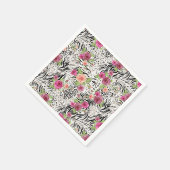 Serviette En Papier Pattern with Animal Prints (Coin)