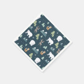 Serviette En Papier Patterns de Cute Christma (Coin)