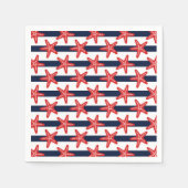 Serviette En Papier Patterns de Stars And Stripes (Devant)