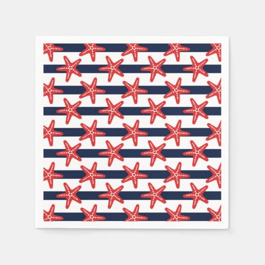 Serviette En Papier Patterns de Stars And Stripes (Devant)