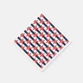 Serviette En Papier Patterns de Stars And Stripes (Coin)