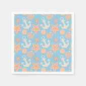 Serviette En Papier Patterns pastel nautical (Devant)