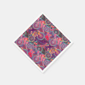 Serviette En Papier Patters animaux ethnic (Coin)