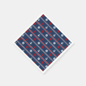Serviette En Papier Patters bleus (Coin)