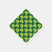 Serviette En Papier Patters de clover vert (Coin)