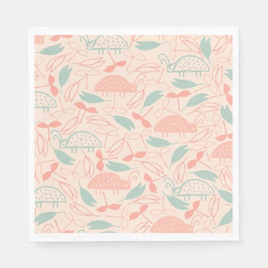 Serviette En Papier Patters de Creature (Devant)