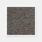 Serviette En Papier Patters de Developer (Devant)