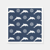 Serviette En Papier Patters de Dolphins (Devant)