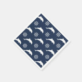 Serviette En Papier Patters de Dolphins (Coin)