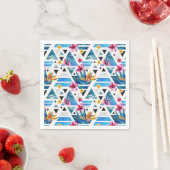 Serviette En Papier Patters de Geometric Tropical (En situation)