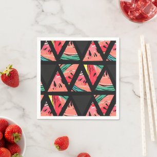 Serviette En Papier Patters de Hand Drawn
