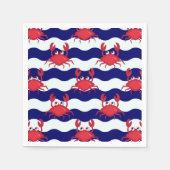 Serviette En Papier Patters de Happy Crabs (Devant)