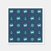 Serviette En Papier Patters de Nautical Star (Devant)