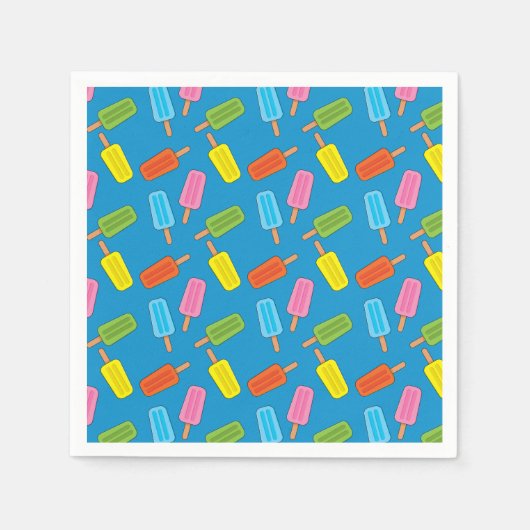 Serviette En Papier Patters de Popsicles (Devant)